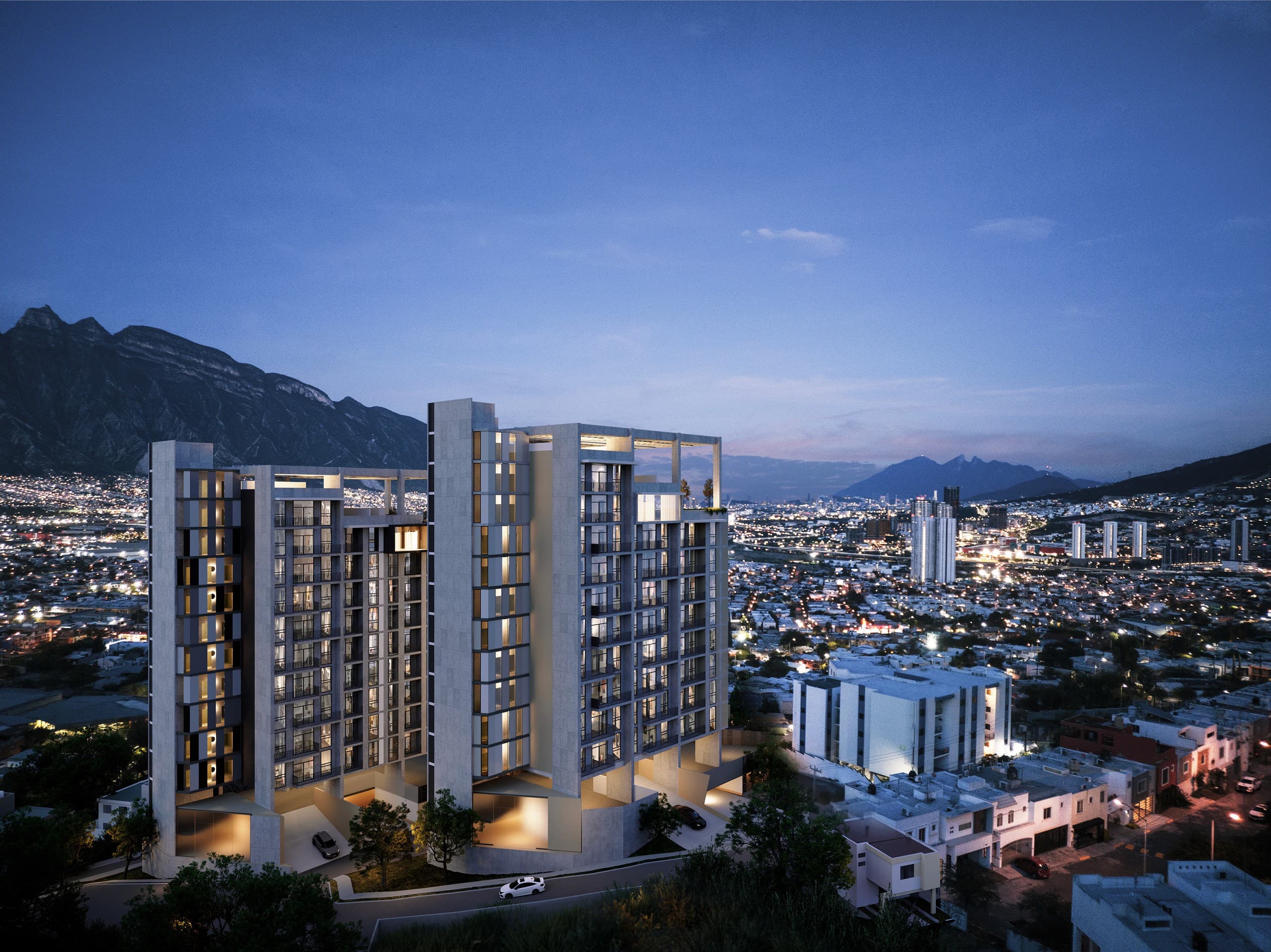 Render de VerdeMorada en Santa Catarina